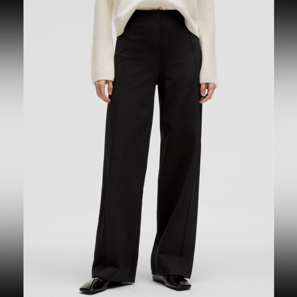 Stretch Knit Straight Leg Pull on Pant